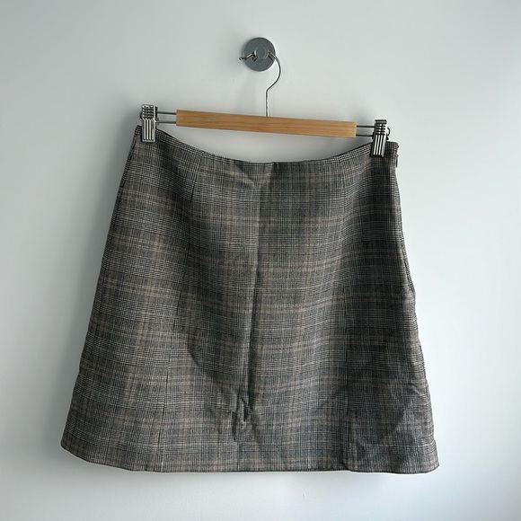 Aritzia Babaton Plaid Hopper Skirt - Picture 1 of 4